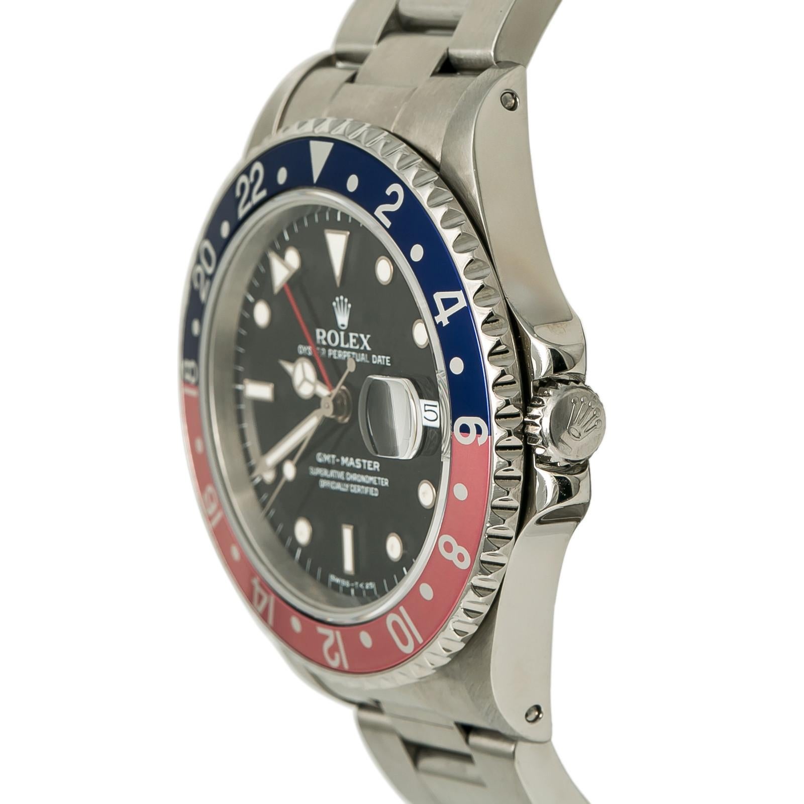 Rolex GMT Master 16700, Certified and Warranty 1