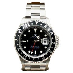 Rolex GMT Master 16700 40mm Nero Acciaio Inox Scatola Carta di Servizio