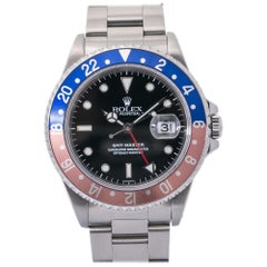 Rolex GMT Master 16700, Black Dial, Certified and Warranty