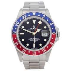 Vintage Rolex GMT-Master 16700 Men Stainless Steel Watch