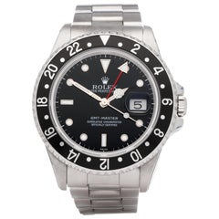 Vintage Rolex GMT-Master 16700 Men's Stainless Steel Watch