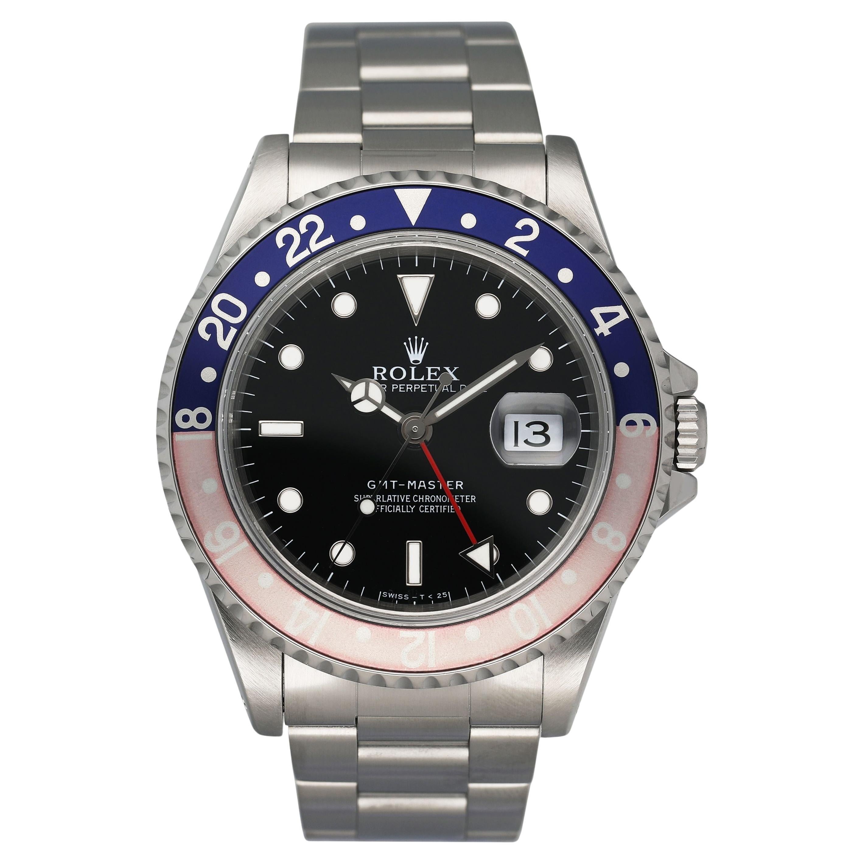 Reloj Rolex GMT Master 16700 Bisel Pepsi para caballero en venta