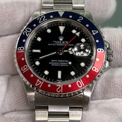 Rolex GMT Master 16700 Pepsi Red Blue Stainless Steel Box Paper 40mm