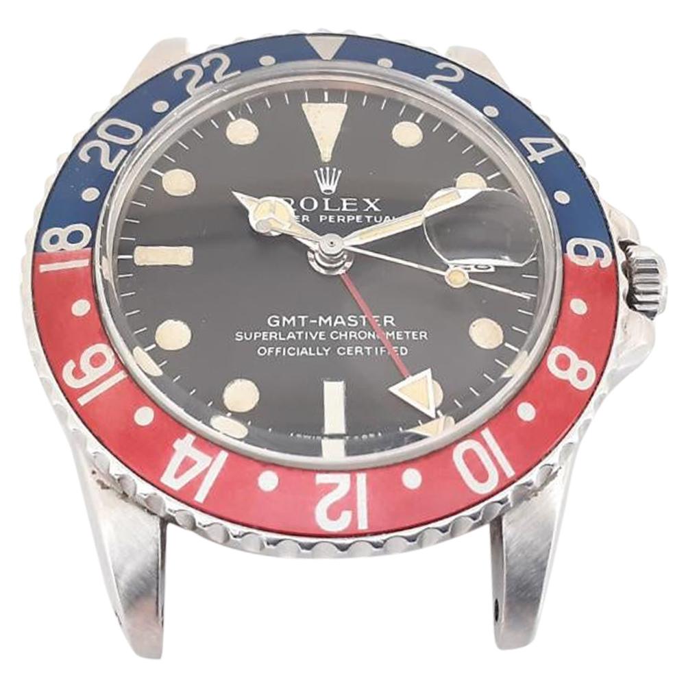 Rolex GMT Master 1675, Black Dial, Certified and Warranty