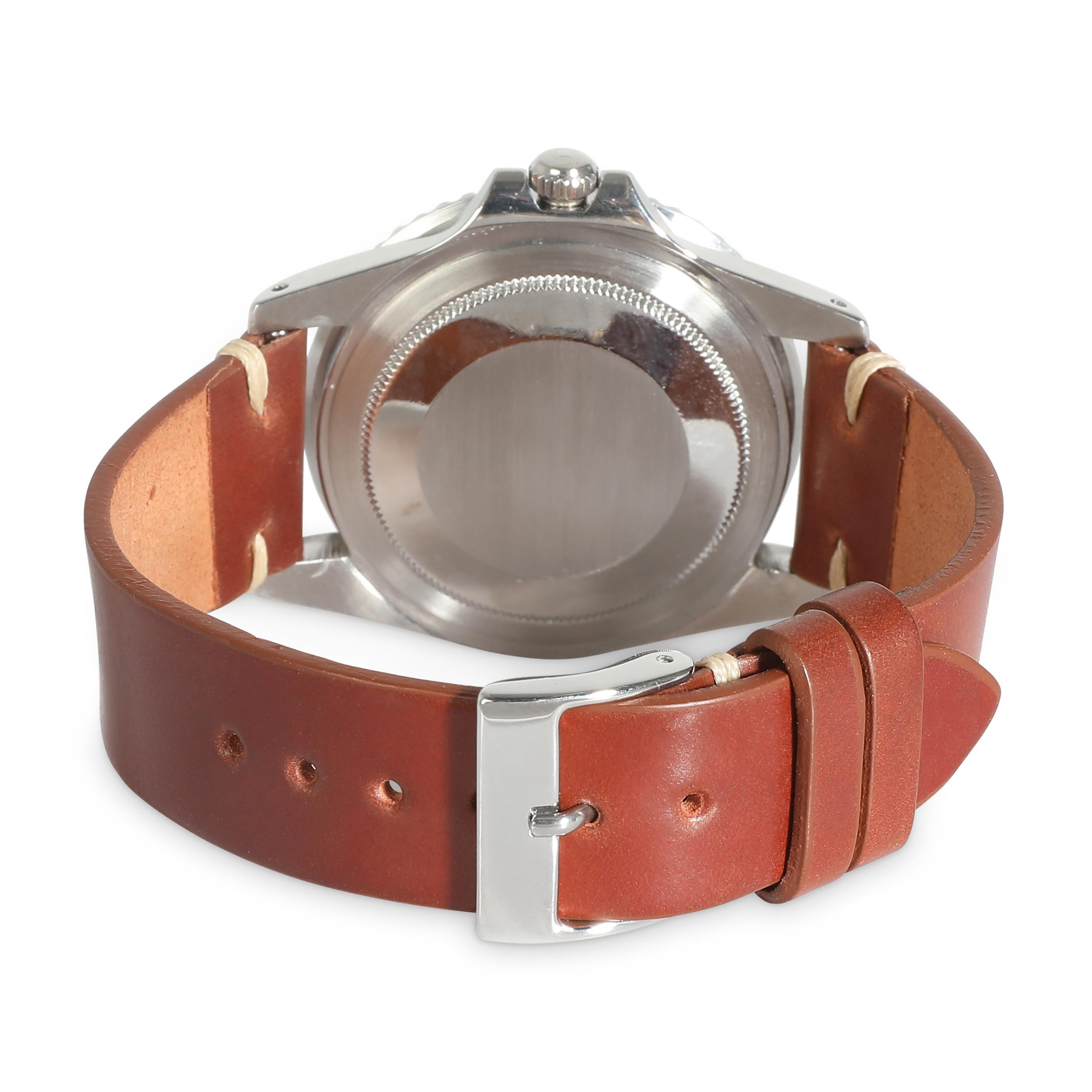 Montre pour homme Rolex GMT-Master 1675 en  Acier inoxydable Excellent état - En vente à New York, NY