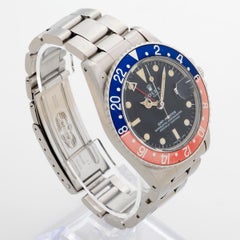 Rolex GMT Master 1675 'Pepsi'/Pan Am' Bezel, 40mm Case, Mark 11 Dial, Year 1973