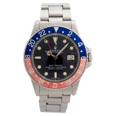 Rolex GMT Master 1675 'Pepsi'/Pan Am' Bezel, 40mm Case, Mark 11 Dial, Year 1973