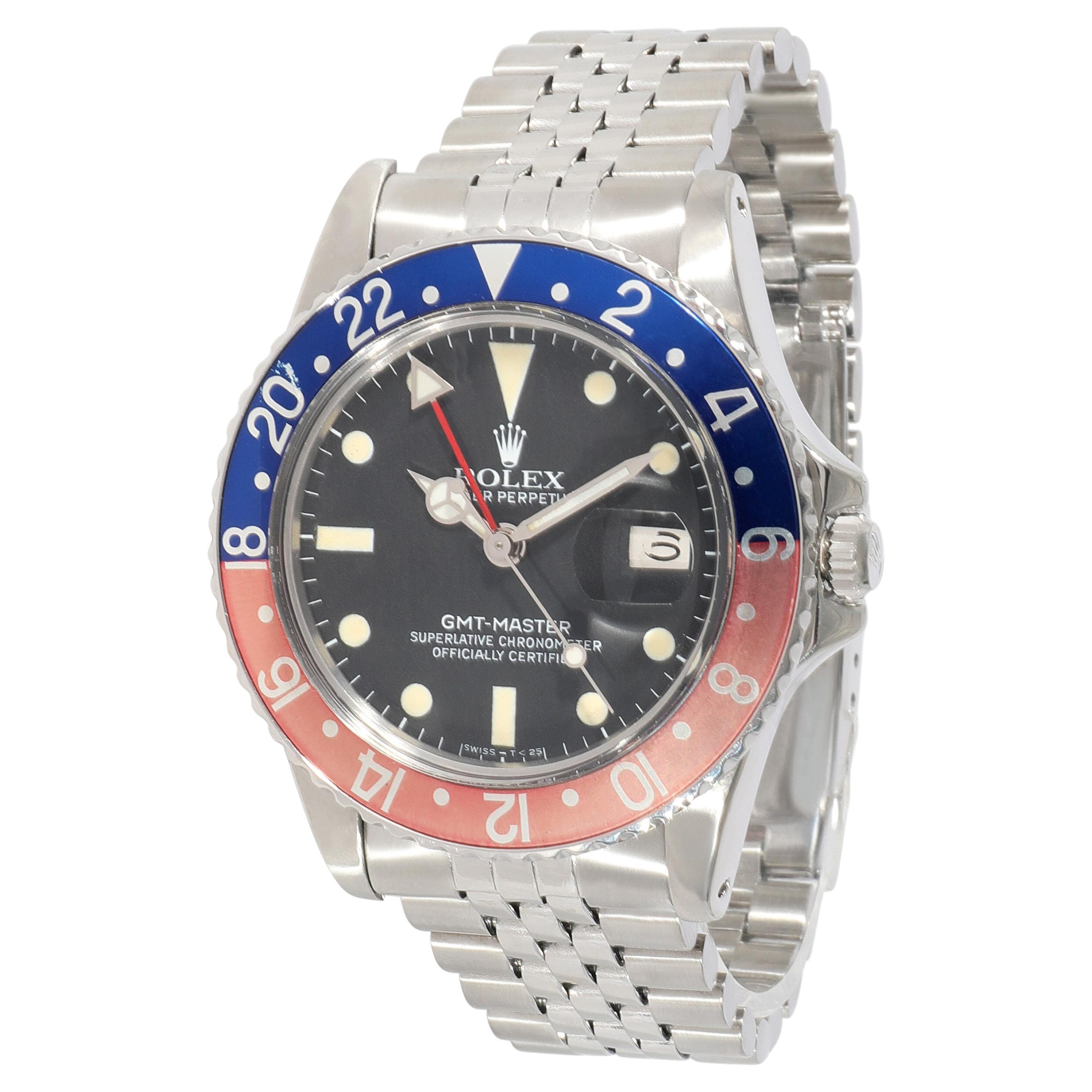 Rolex GMT-Master 16750 Men's Watch in Stainless Steel
