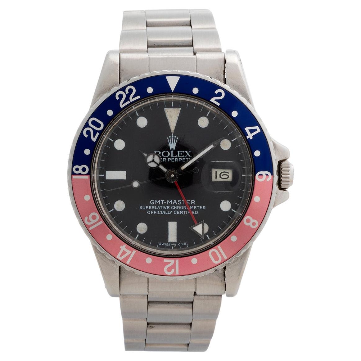 Rolex GMT Master 16750, Transitional Reference, Cal 3075 Movement, Year 1982