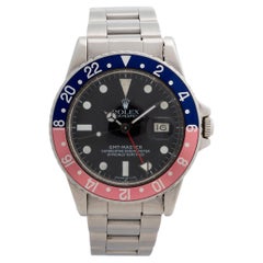 Rolex GMT Master 16750, référence transitionnelle, mouvement Cal 3075, année 1982