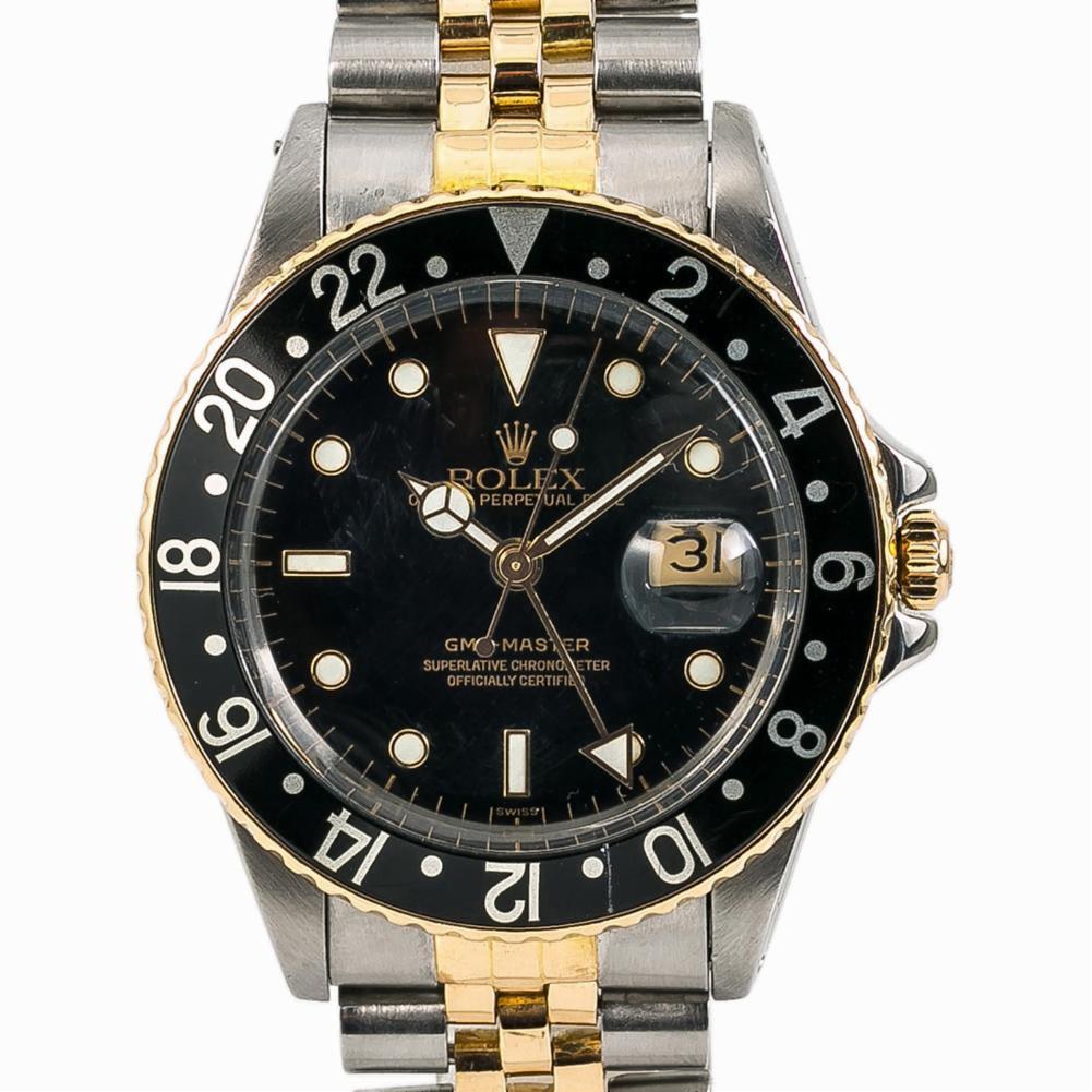 Contemporary Rolex GMT Master 16753, White Dial, Certified and Warranty For Sale