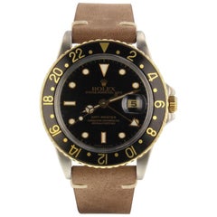 Rolex GMT Master 16753, Black Dial, Certified and Warranty