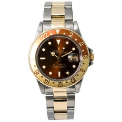 Rolex GMT Master 16753, Brown Dial, Certified and Warranty