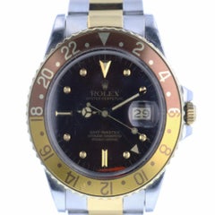 Rolex GMT Master 16753, Brown Dial, Certified and Warranty