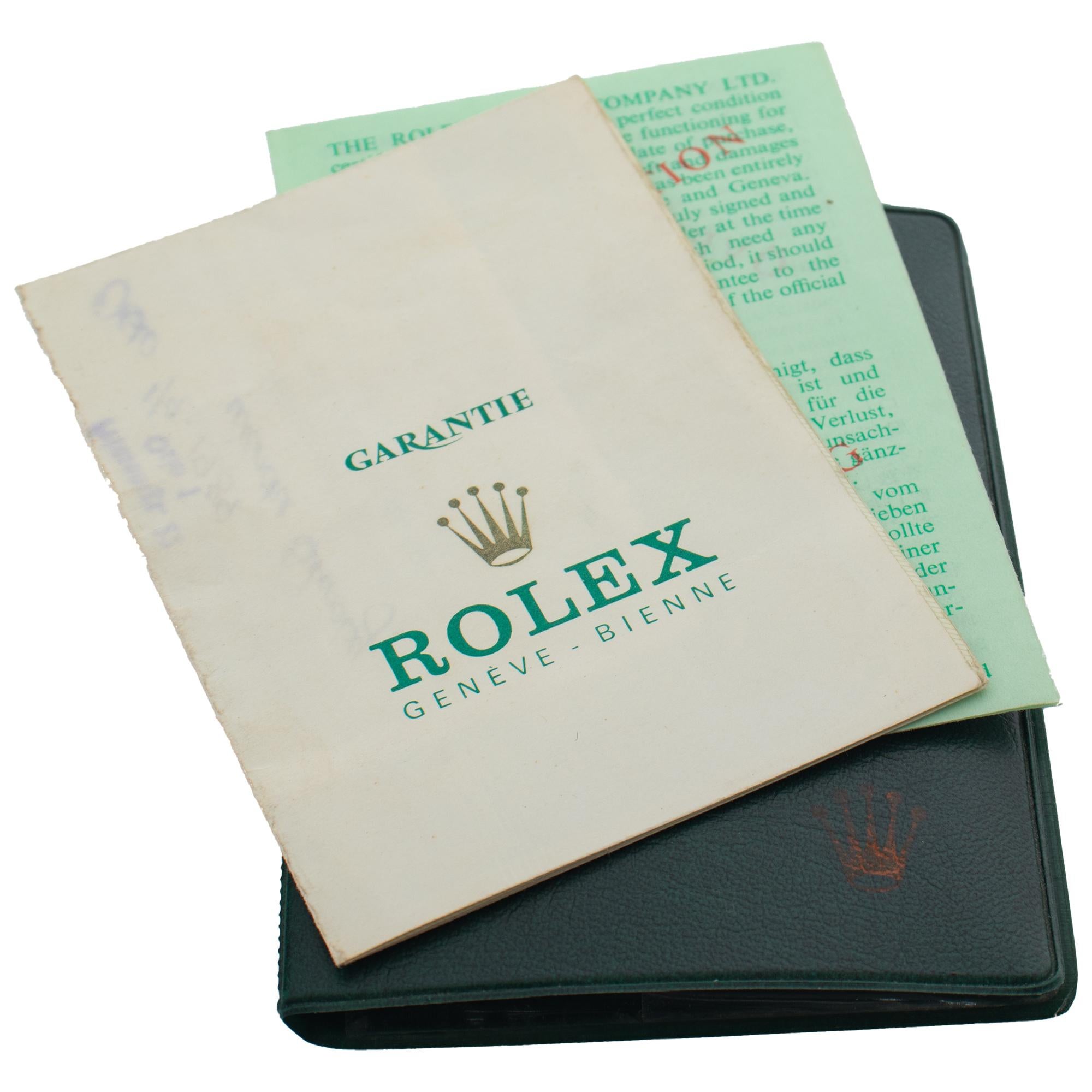 Montre Rolex GMT-Master 16753 en acier inoxydable avec cadran noir 40mm Automatique en vente 1