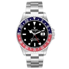 Rolex GMT Master 40mm Blue Red Pepsi Bezel Steel Mens Watch 16700 Box Papers