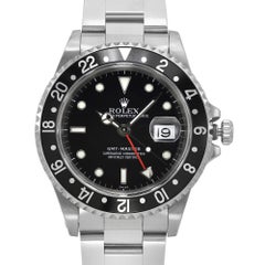 Rolex GMT-Master Stainless Steel Black Dial Automatic Mens Watch 16700