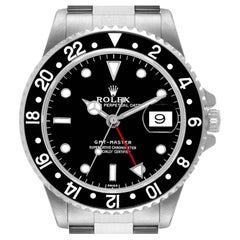 Used Rolex GMT Master Black Bezel Automatic Steel Mens Watch 16700