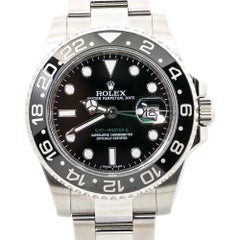 Rolex GMT-Master Black Ceramic Stainless Mens Automatic Watch 2019 Card