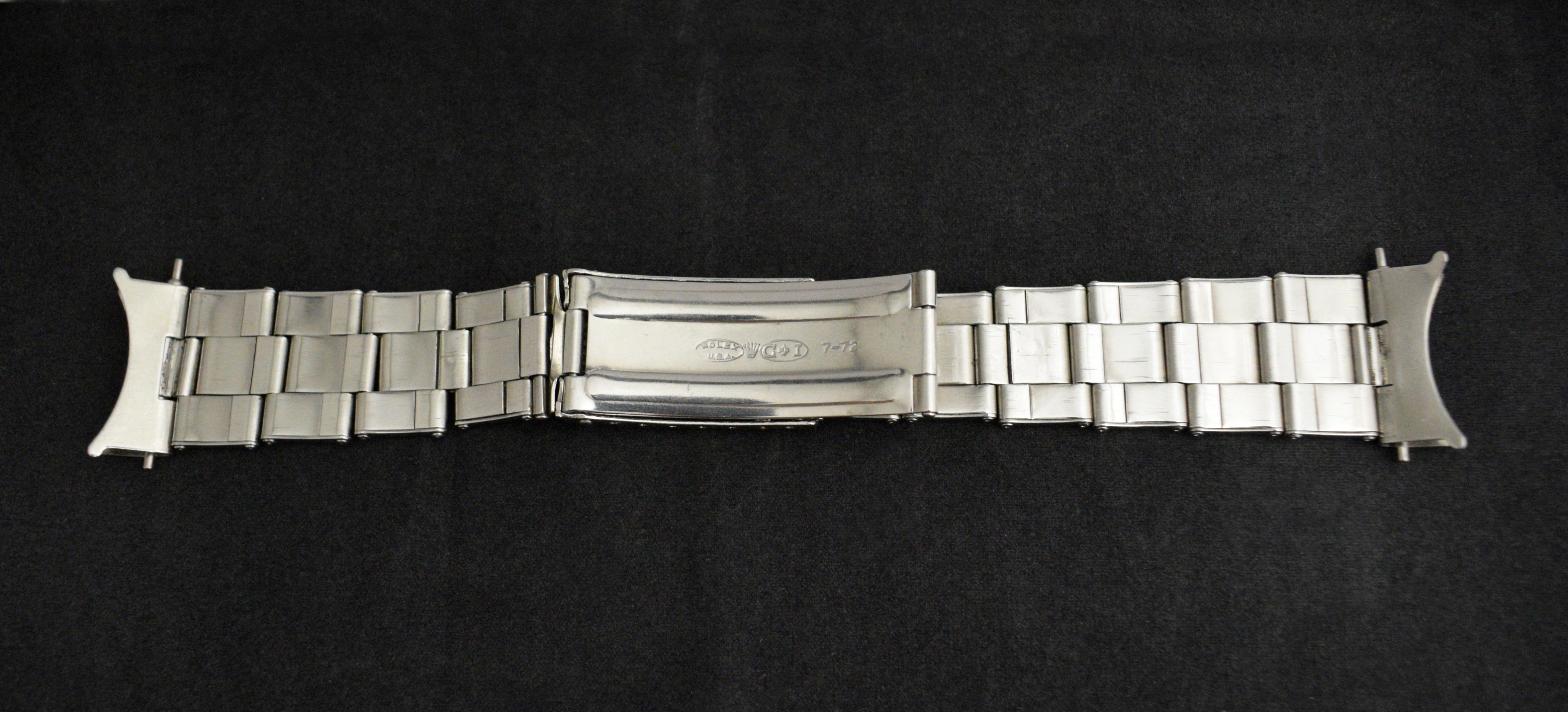 Montre automatique Rolex GMT-Master cadran noir mat 1675 acier, 1972 5