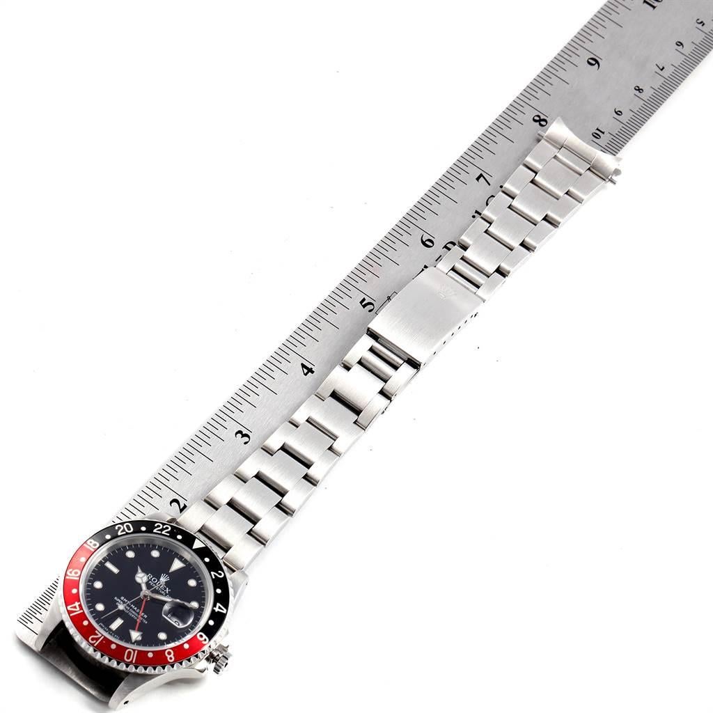 Rolex GMT Master Black Red Coke Bezel Men's Watch 16700 5