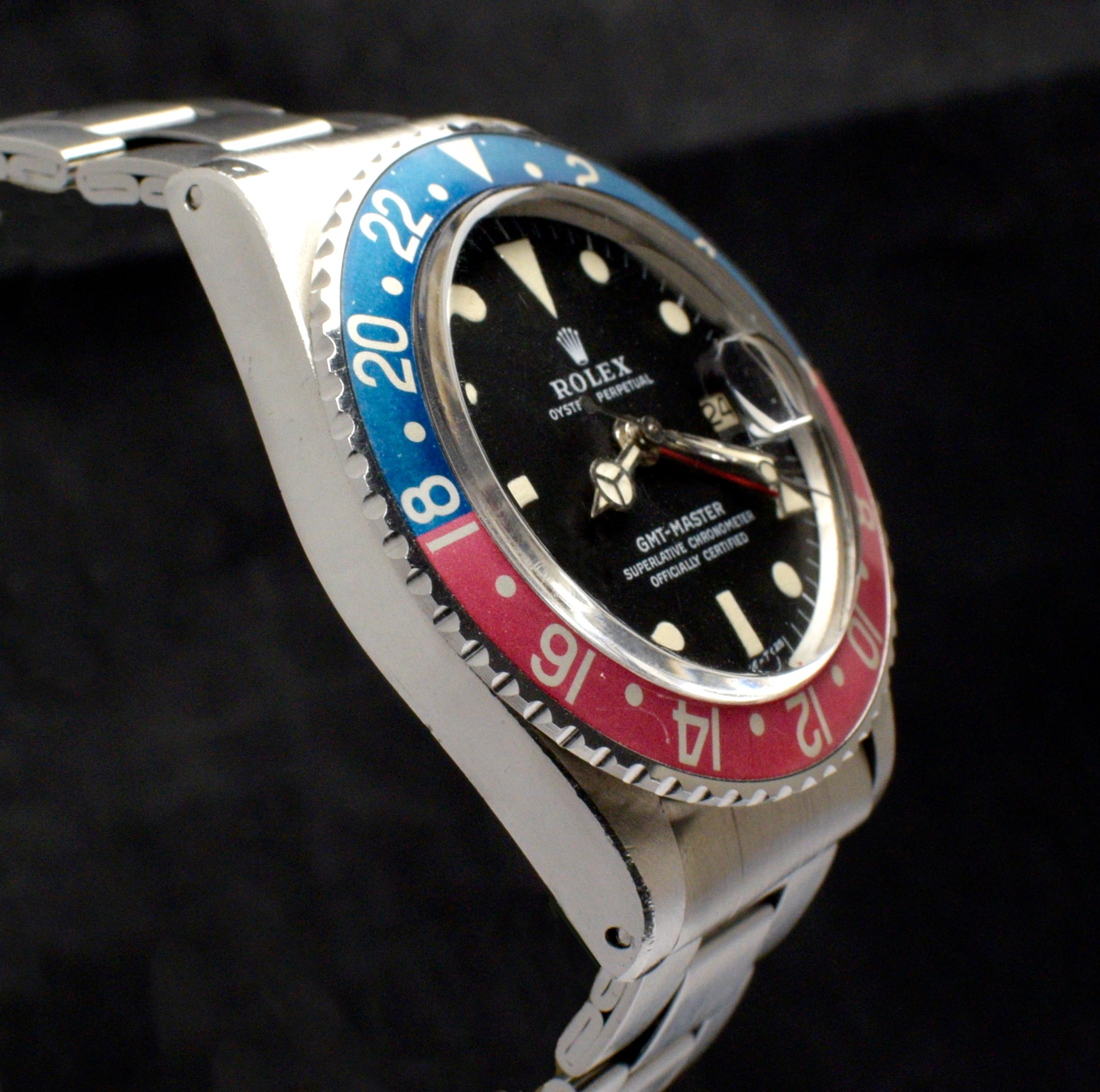 rolex blue red dial