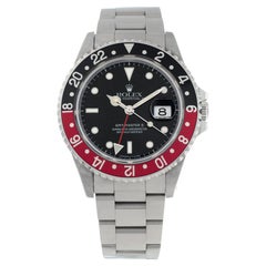 Used Rolex Gmt-Master "Coke" Stainless Steel Wristwatch Ref 16710