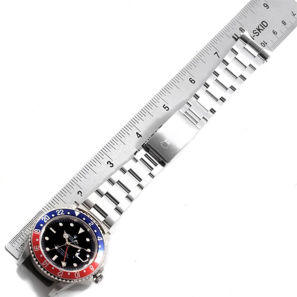 Rolex GMT Master Fat Lady Vintage Pepsi Blue Red Bezel Watch 16760 8