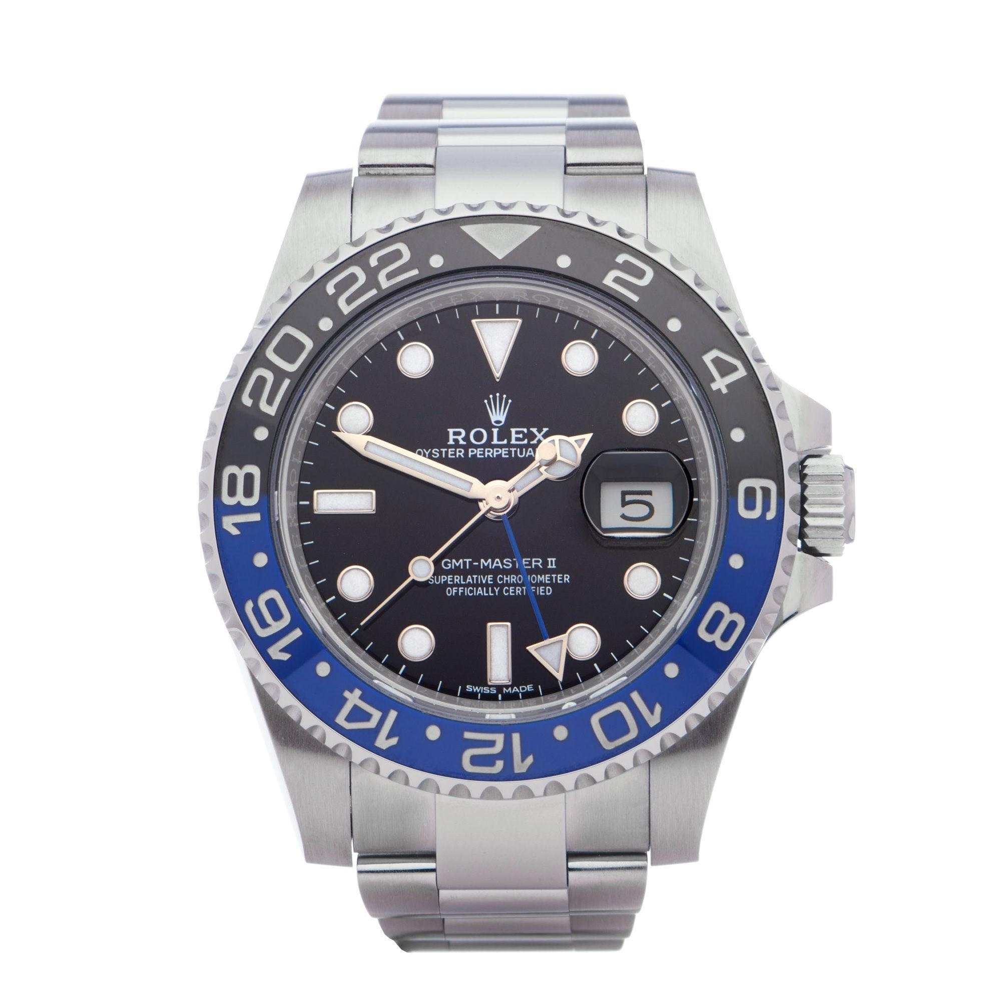 Rolex GMT-Master II 0 116710BLNR Men Stainless Steel 0 Watch