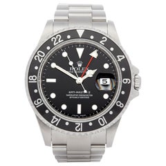 Rolex GMT-Master II 0 16710 Men
s Stainless Steel Watch