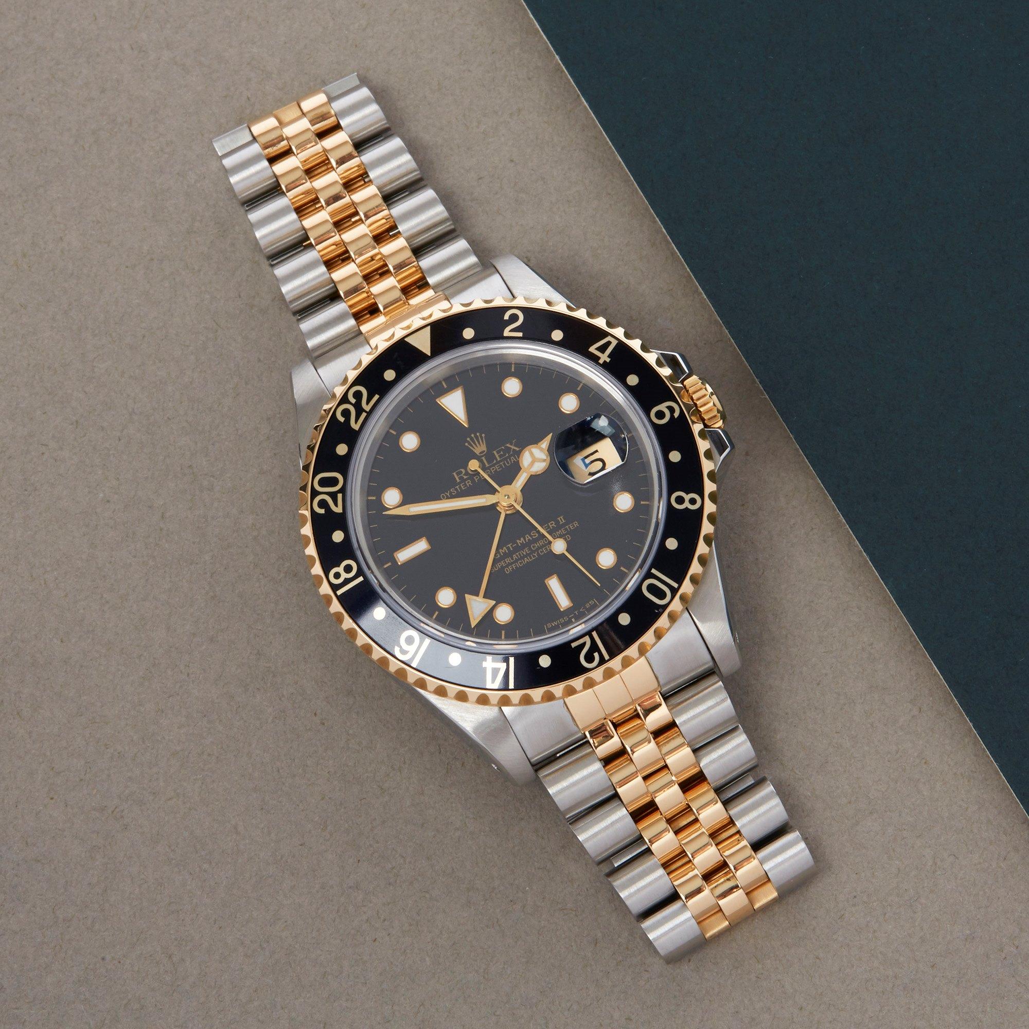Xupes Reference: W007602
Manufacturer: Rolex
Model: GMT-Master II
Model Variant: 0
Model Number: 16713
Age: 1991
Gender: Men
Complete With: Rolex Box, Manuals, Guarantee, Calendar Card & Swing Tag
Dial: Black Other
Glass: Sapphire Crystal
Case Size: