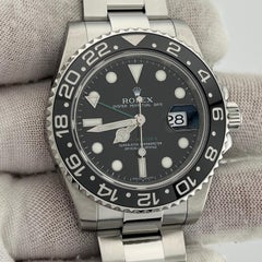 Rolex GMT Master II 116710 40mm Schwarz Keramik Edelstahl Box Papier 2007