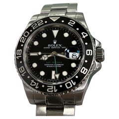 Rolex GMT Master II 116710 Cerámica negra Acero inoxidable 40mm