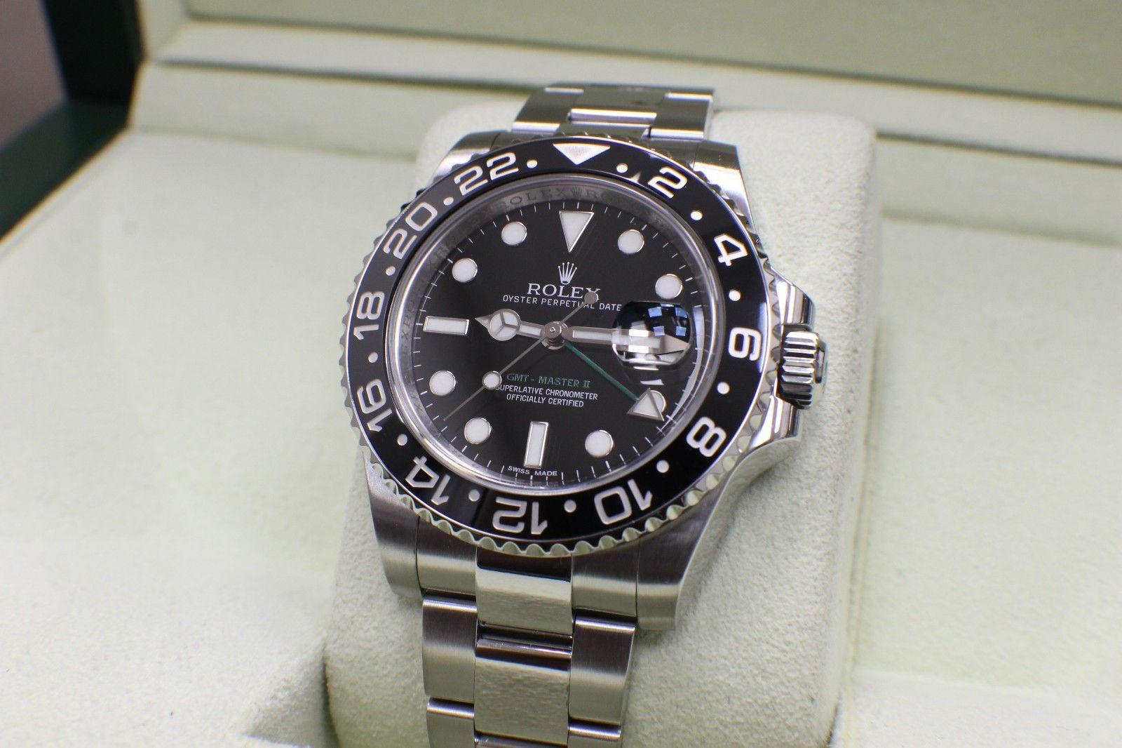 Rolex GMT Master II 116710 Black Ceramic Stainless Steel with Box and Booklets In Excellent Condition In San Diego, CA