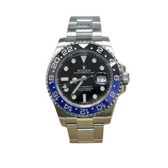 Rolex GMT Master II 116710BLNR Batman Black and Blue Stainless Box Papers, 2018
