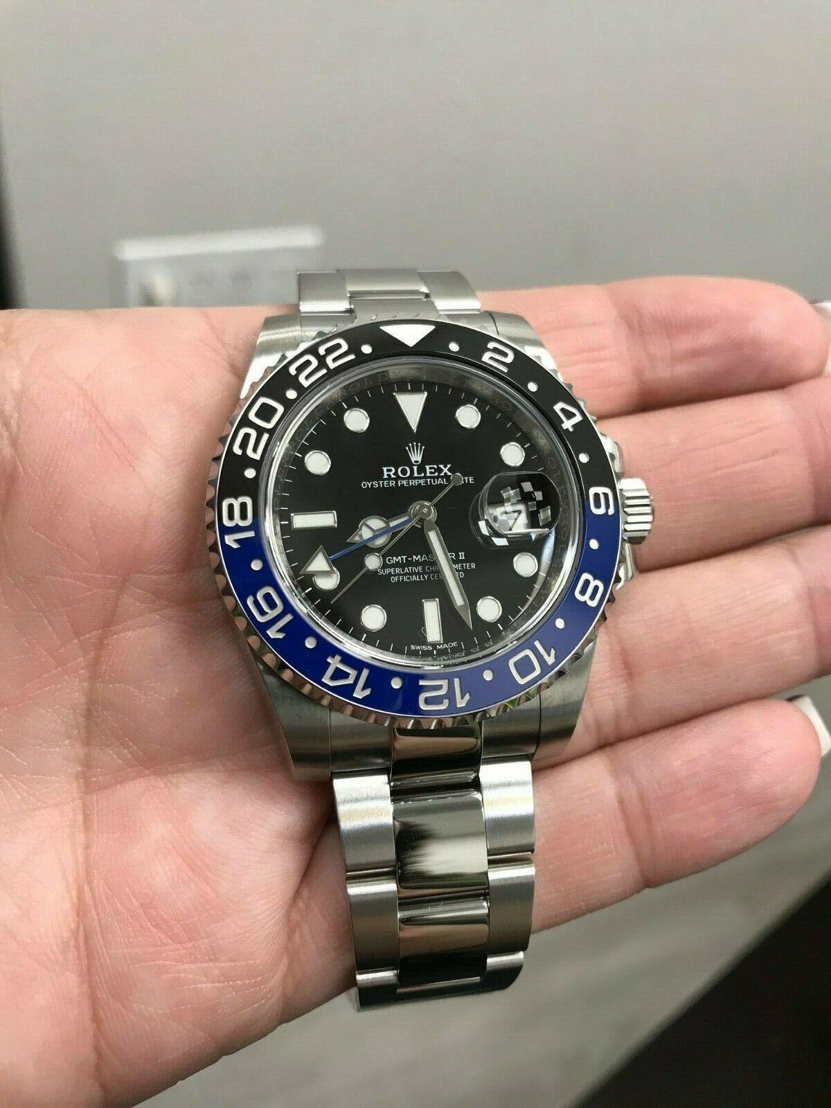 Rolex GMT Master II 116710BLNR Batman Black and Blue Stainless Box Papers, 2018 1