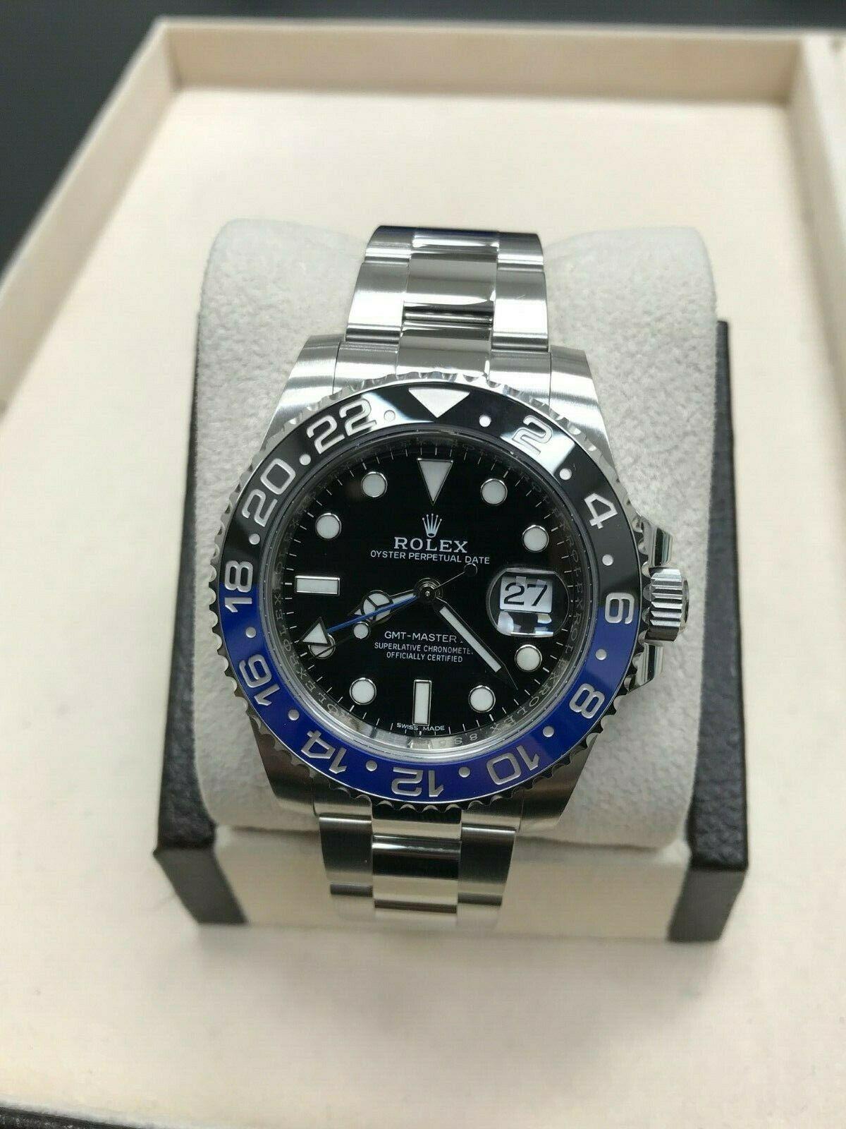 Rolex GMT Master II 116710BLNR Batman Black and Blue Stainless Box Papers, 2018 2