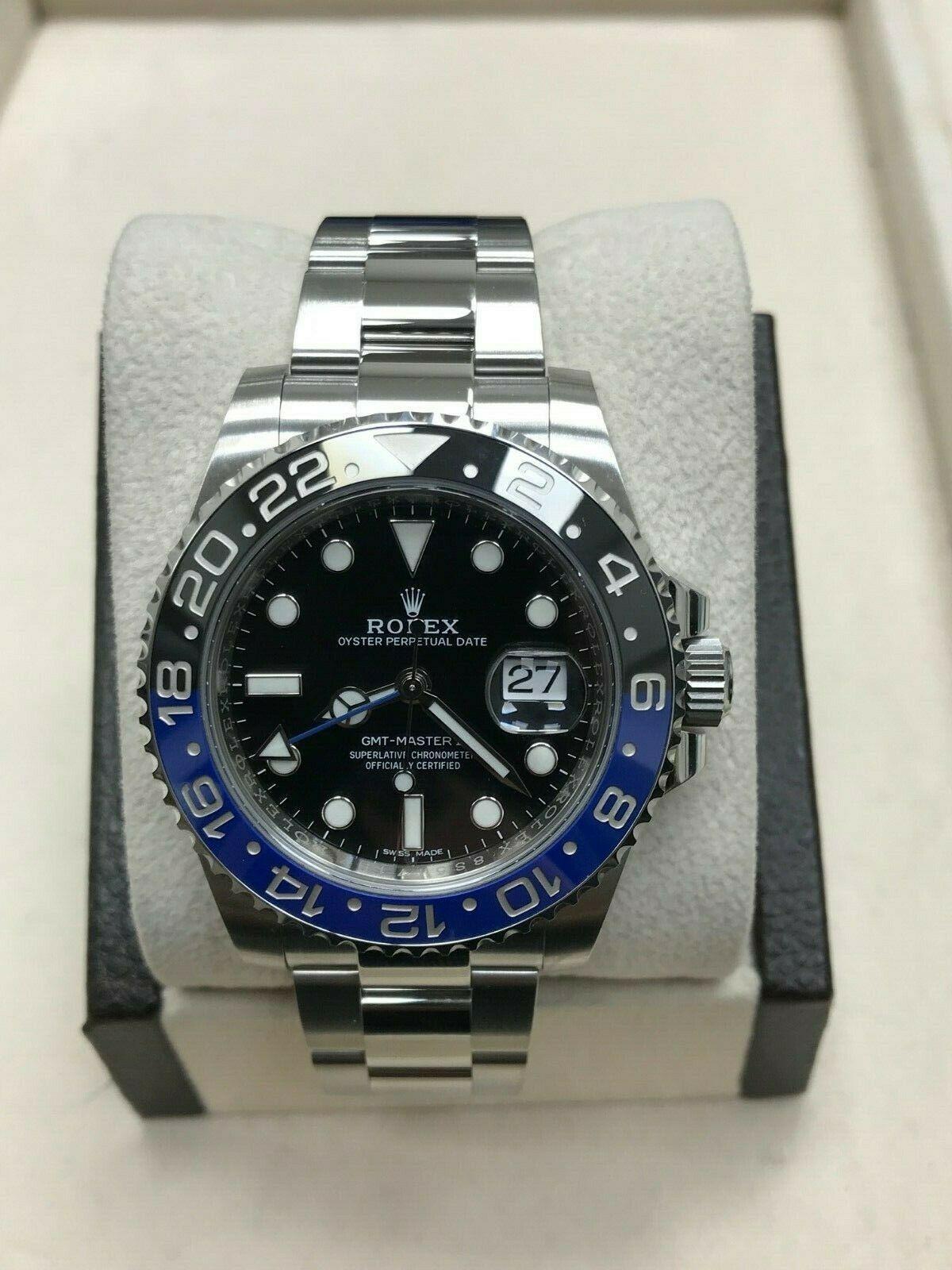 Rolex GMT Master II 116710BLNR Batman Black and Blue Stainless Box Papers, 2018 4