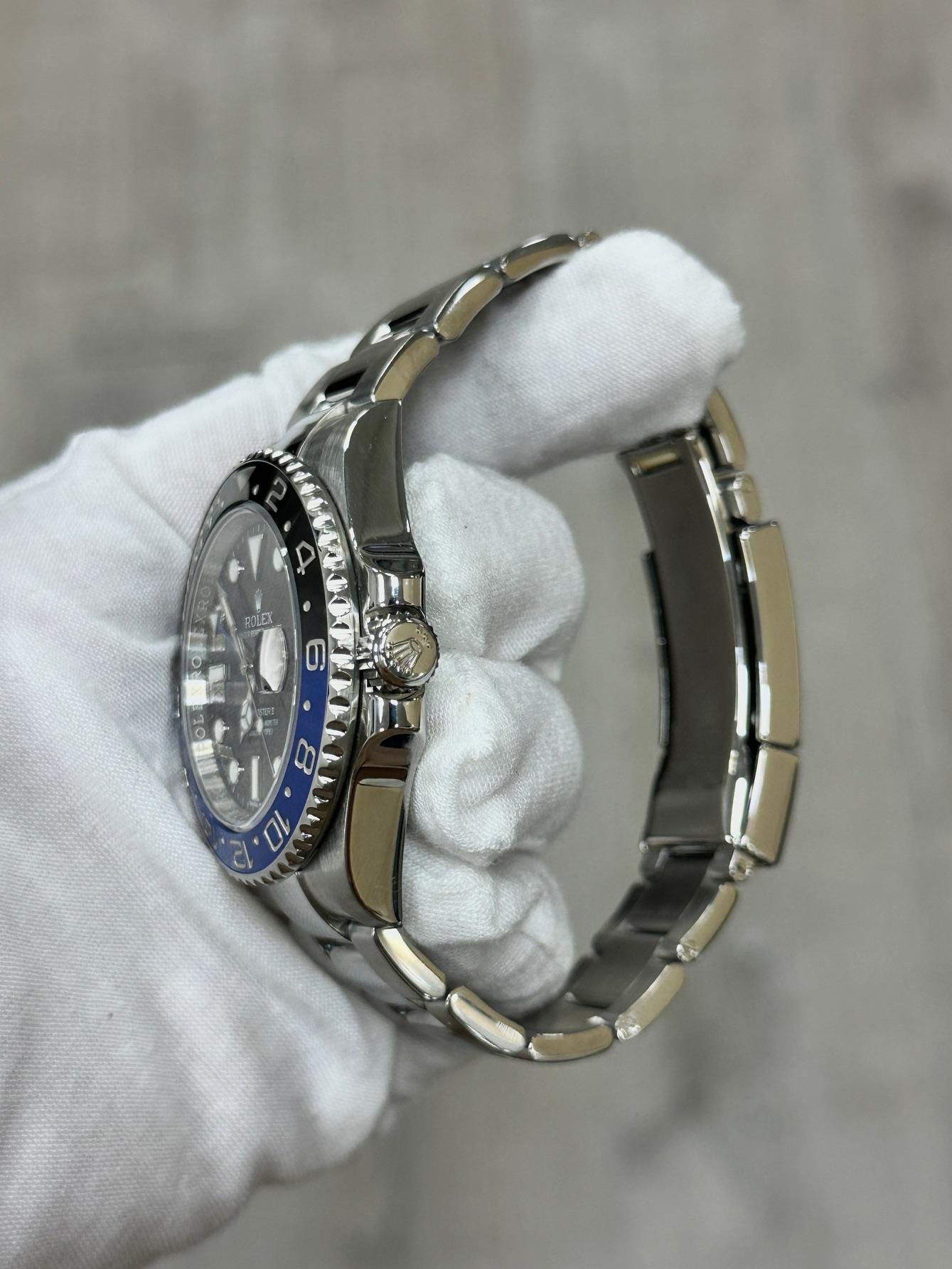 Rolex GMT Master II 116710BLNR Batman Stainless Steel Box 2025 Service Card For Sale 5