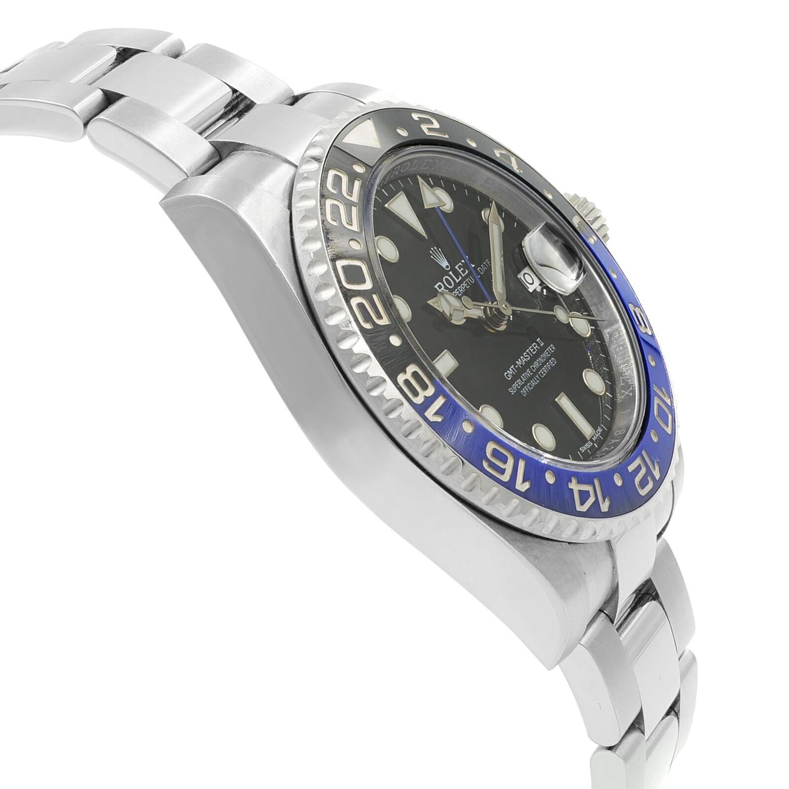 Rolex GMT-Master II 116710BLNR Batman Orologio da uomo automatico in acciaio e ceramica In condizioni ottime a New York, NY