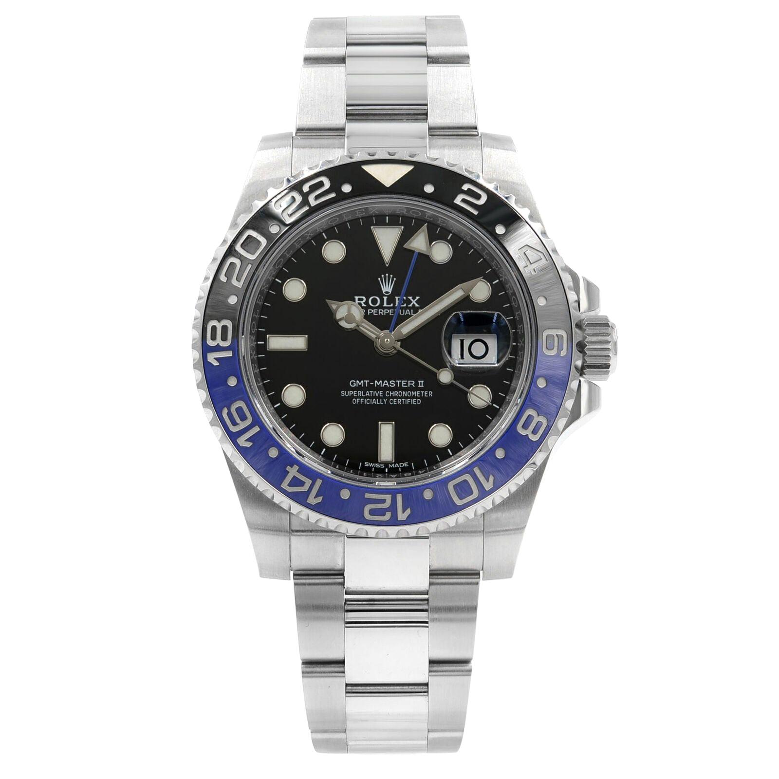 Rolex GMT-Master II 116710BLNR Batman Steel Ceramic Automatic Men's Watch