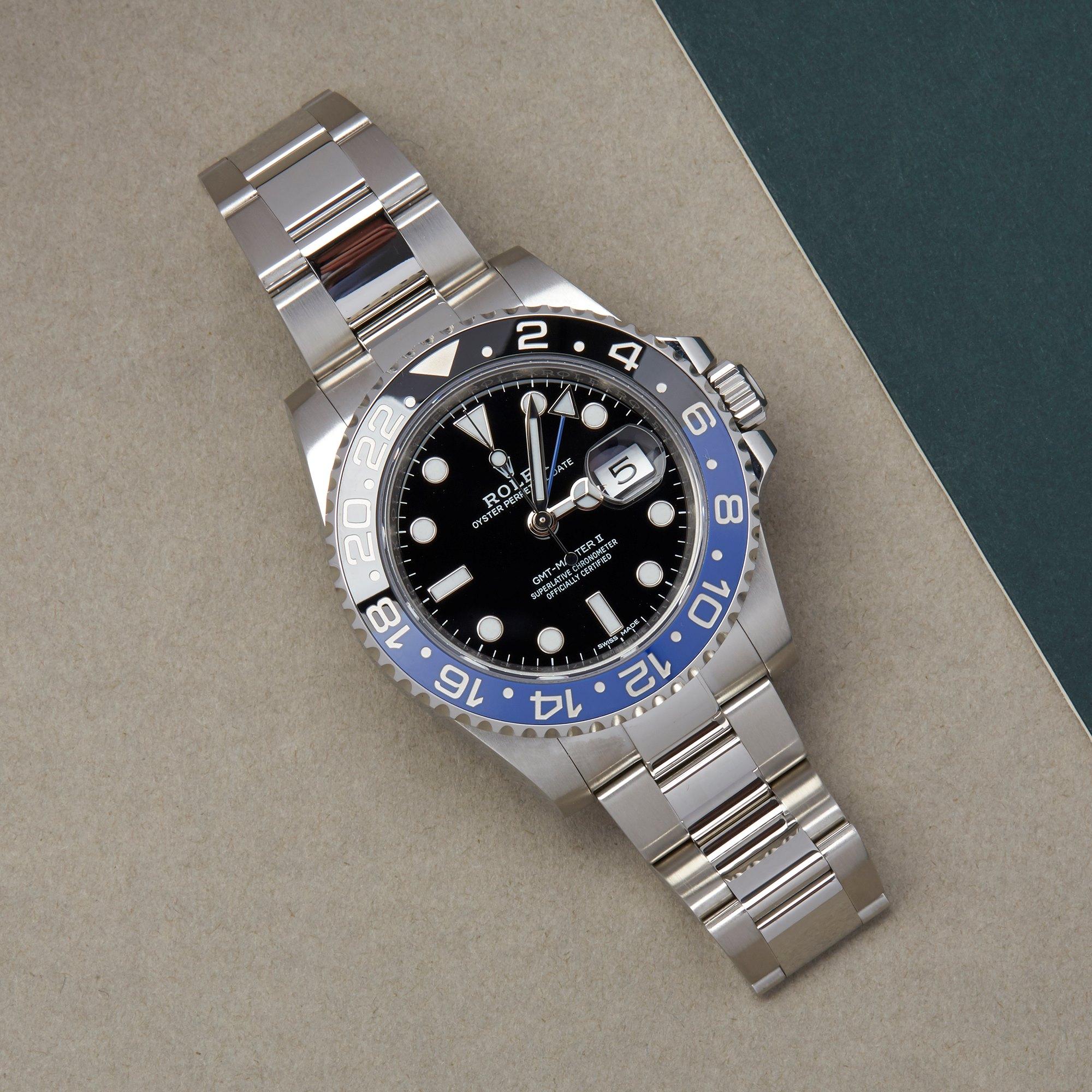 Xupes Reference: W007813
Manufacturer: Rolex
Model: GMT-Master II
Model Variant: 0
Model Number: 116710BLNR
Age: 43710
Gender: Men
Complete With: Rolex Box, Manuals, Card Holder, Swing Tag & Guarantee
Dial: Black Other 
Glass: Sapphire Crystal
Case