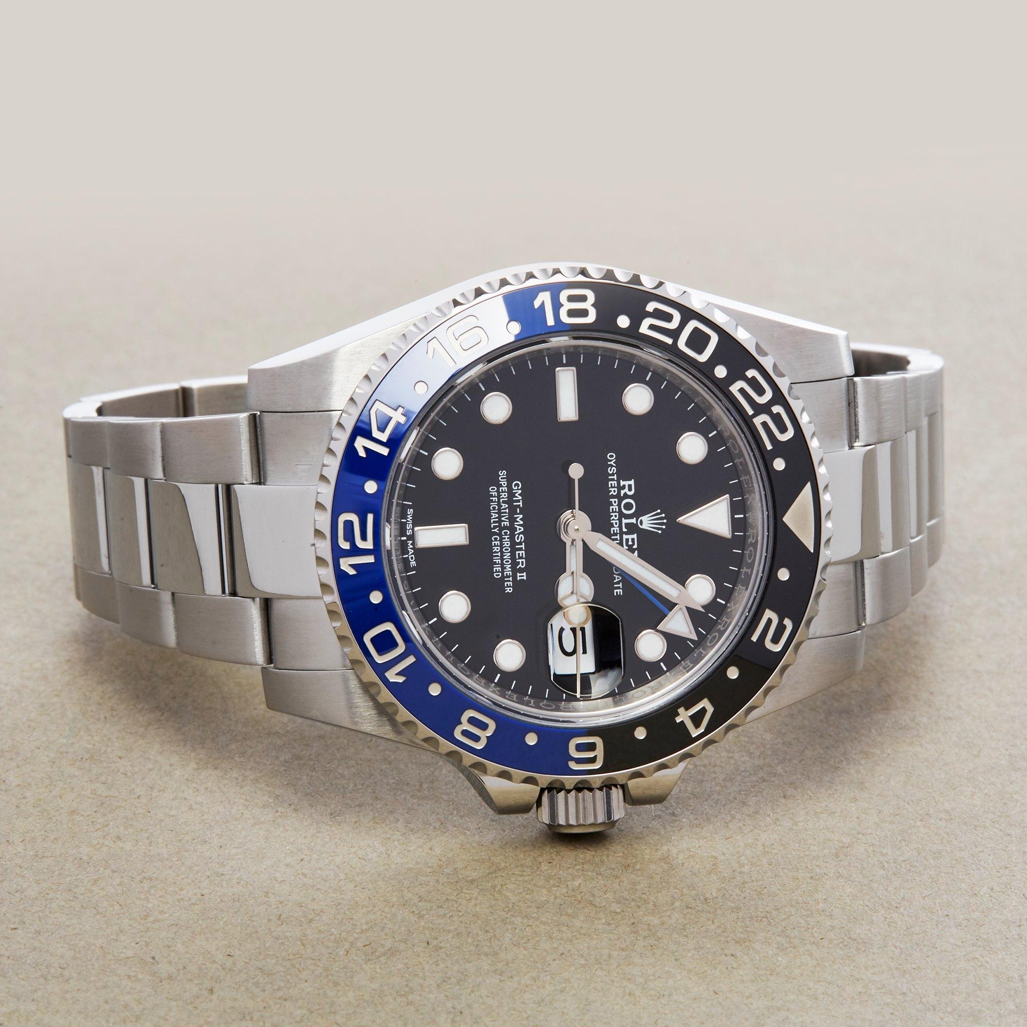 Rolex GMT-Master II 116710BLNR Men's Stainless Steel Watch In Excellent Condition In Bishops Stortford, Hertfordshire