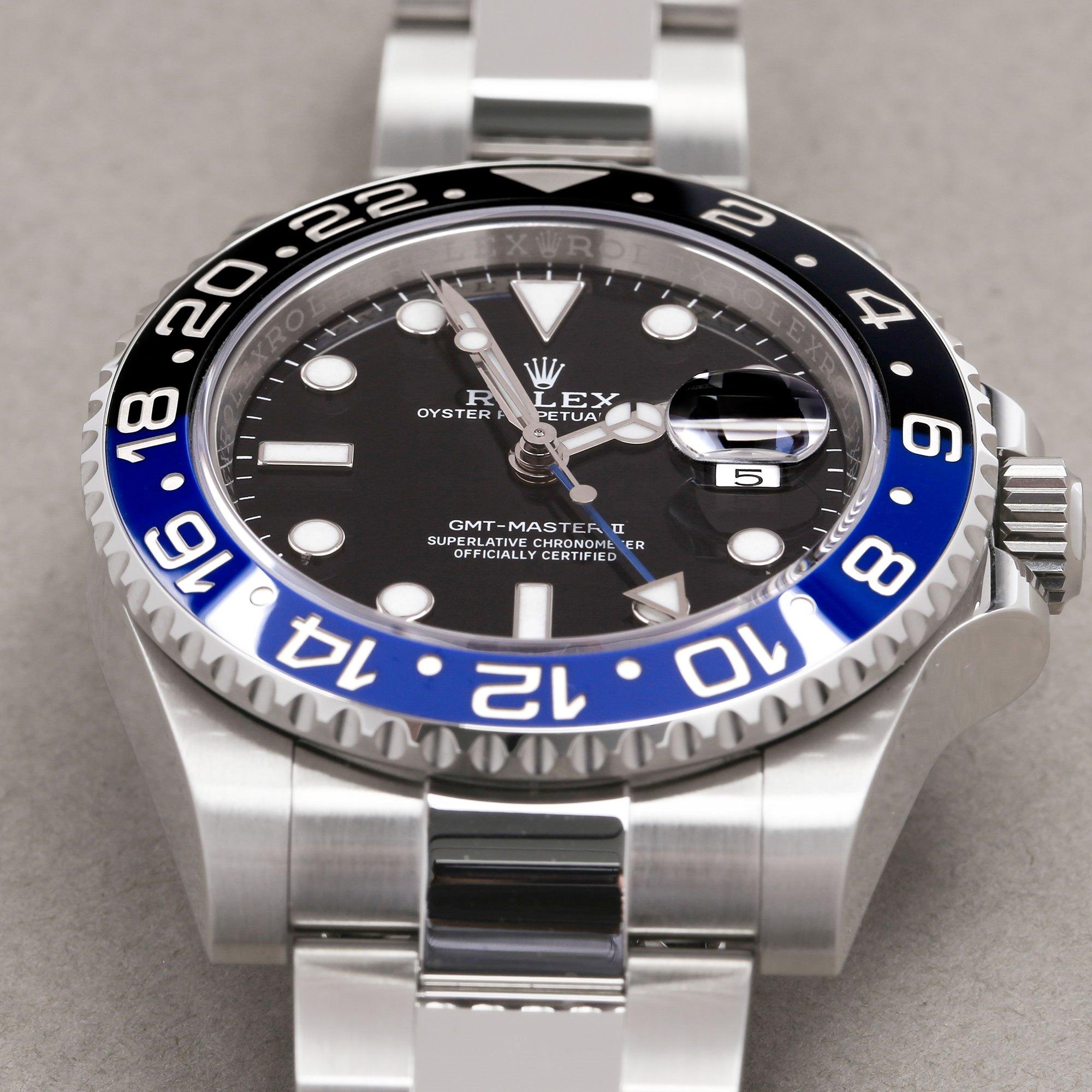 Rolex GMT-Master II 116710BLNR Men's Stainless Steel 'Batman' Watch 5