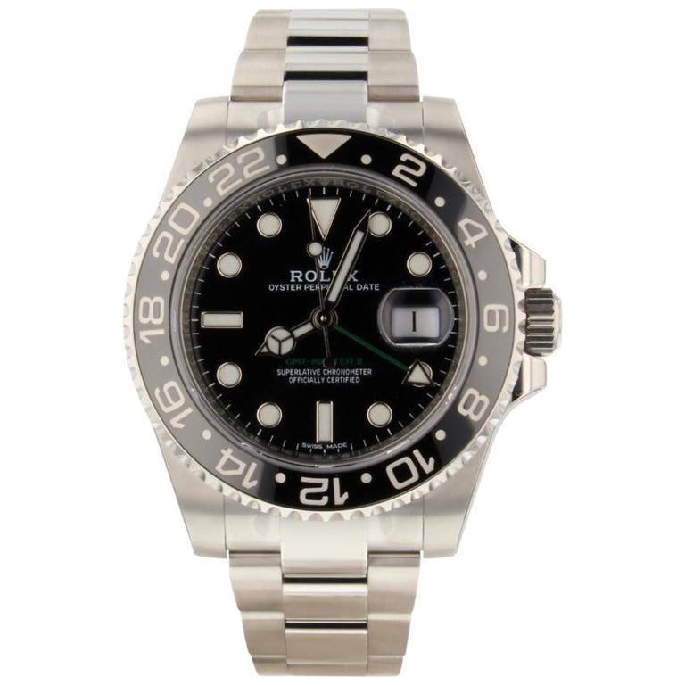 Rolex GMT Master II 116710LN, Black Dial, Certified and Warranty For ...