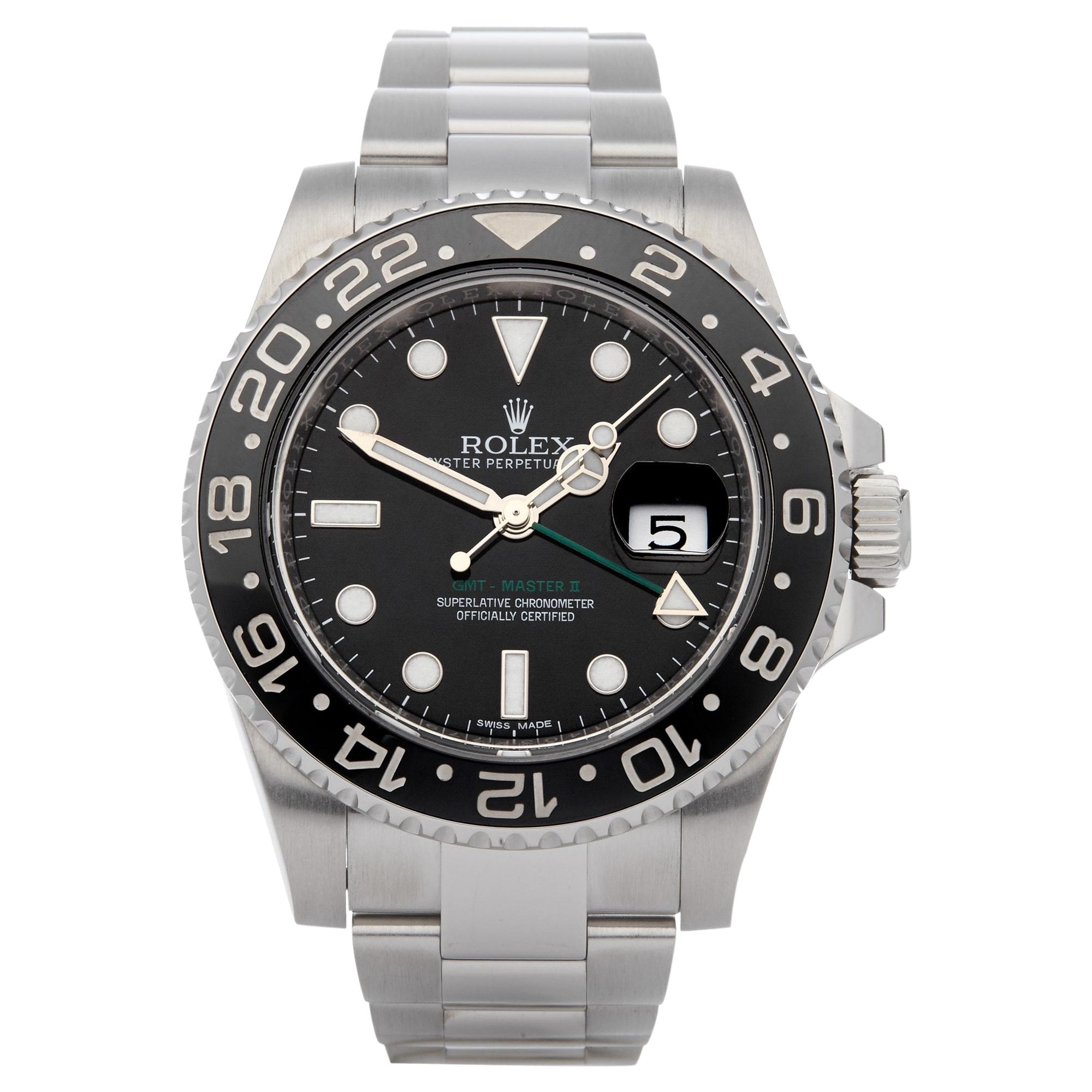 Rolex GMT-Master II 116710LN Men's Stainless Steel Watch