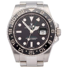 Used Rolex GMT-Master II 116710LN Men's Stainless Steel Watch