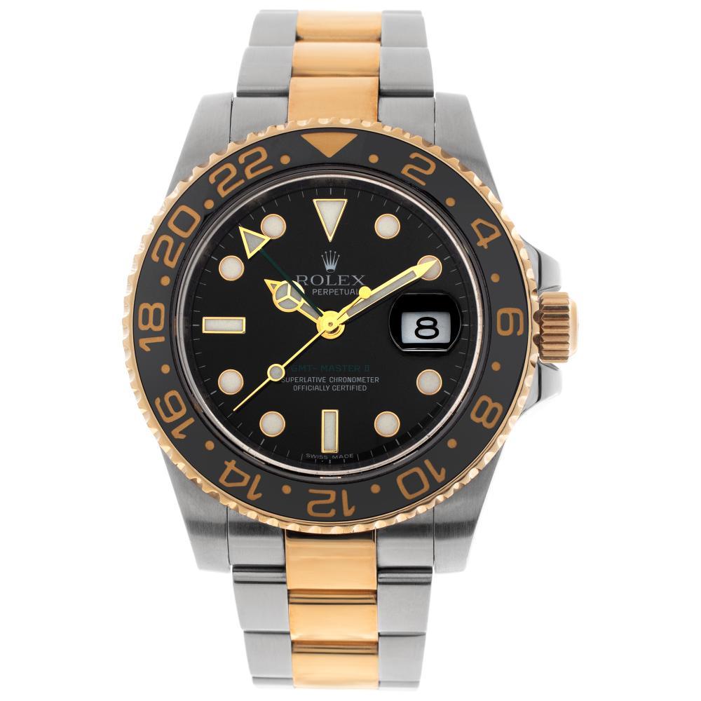 Rolex GMT-Master II 116713 Stainless Steel w/ a Black dial 40mm Automatic watch For Sale