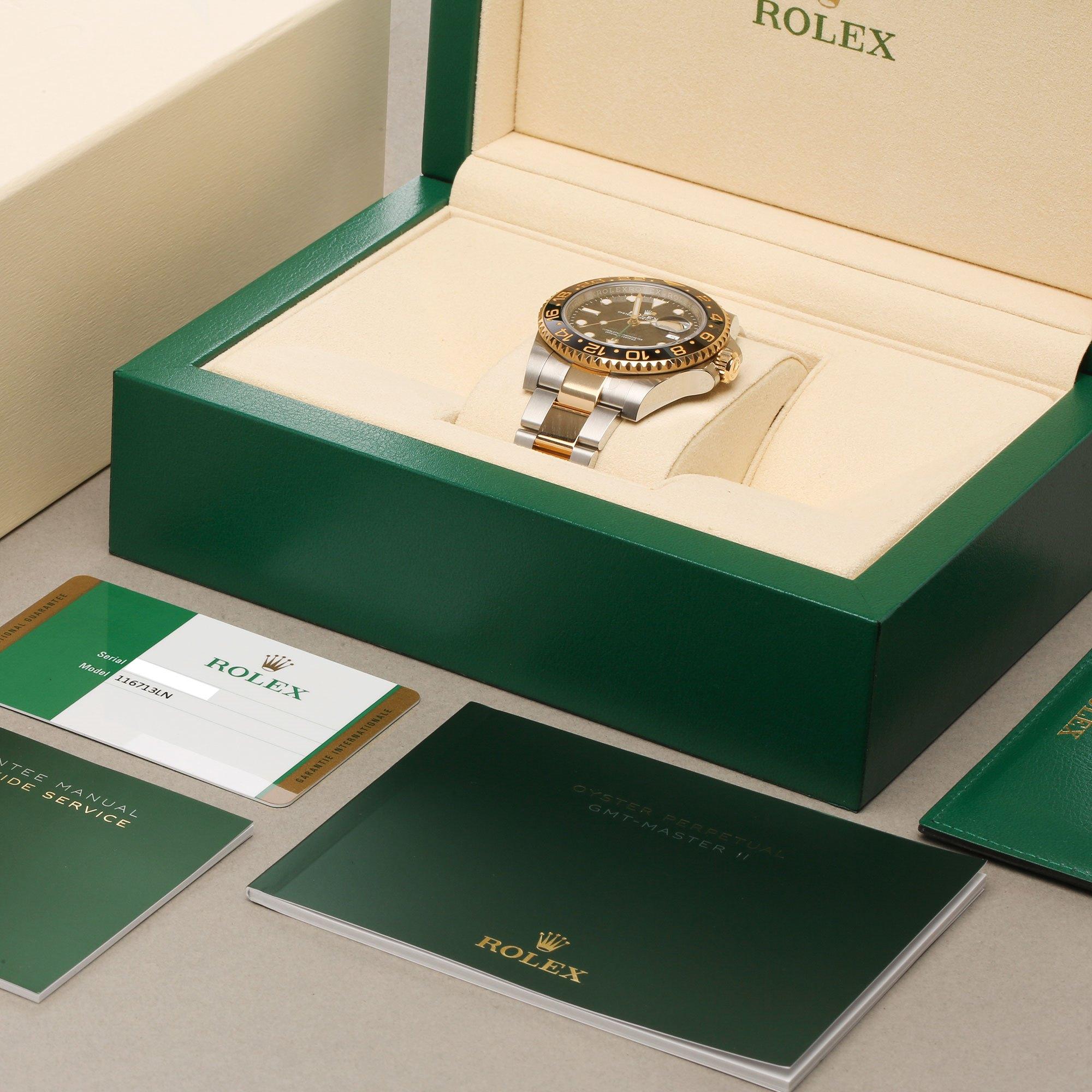Rolex GMT-Master II 116713LN Men's Stainless Steel Watch 7