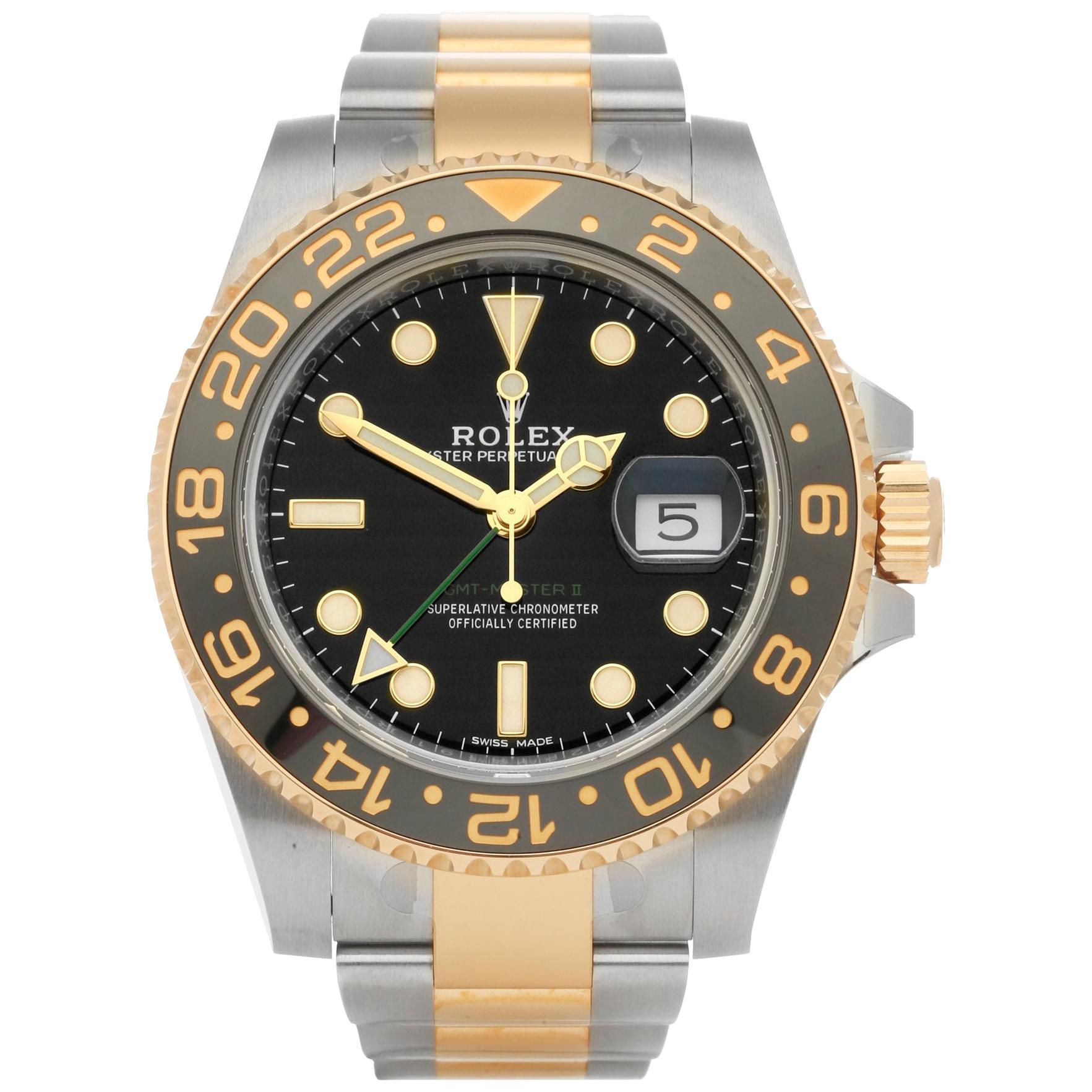 Rolex GMT-Master II 116713LN Men's Stainless Steel Watch